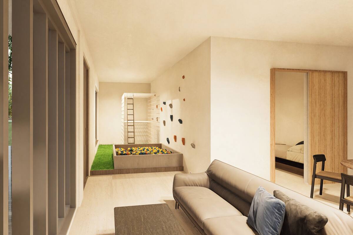 Villa de lujo, varias camas | Interior