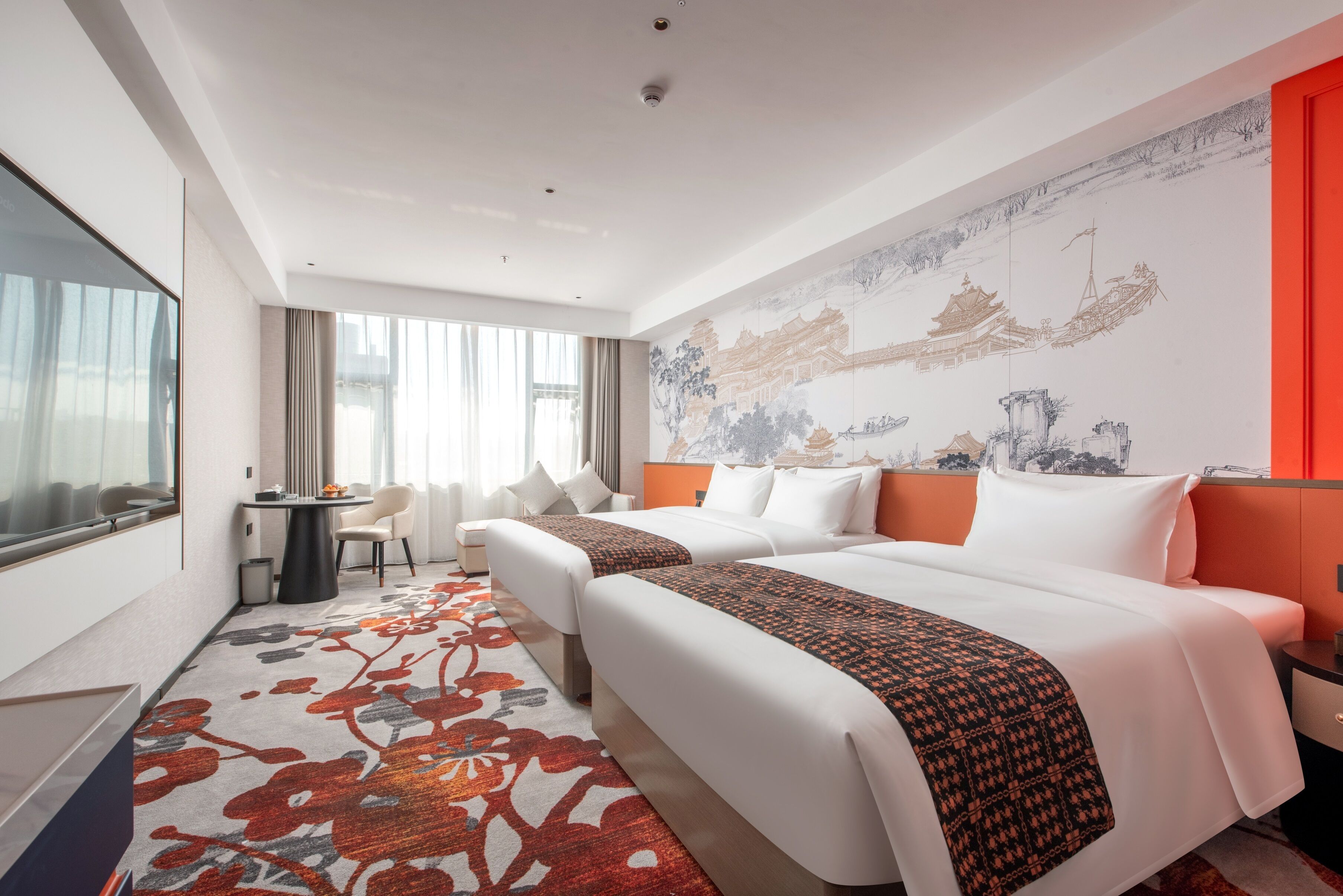 Chambre Supérieure avec lits jumeaux, vue ville