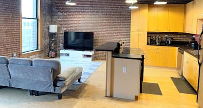 2BD/2BTH LOFT, private balcony, center of Downtown STL