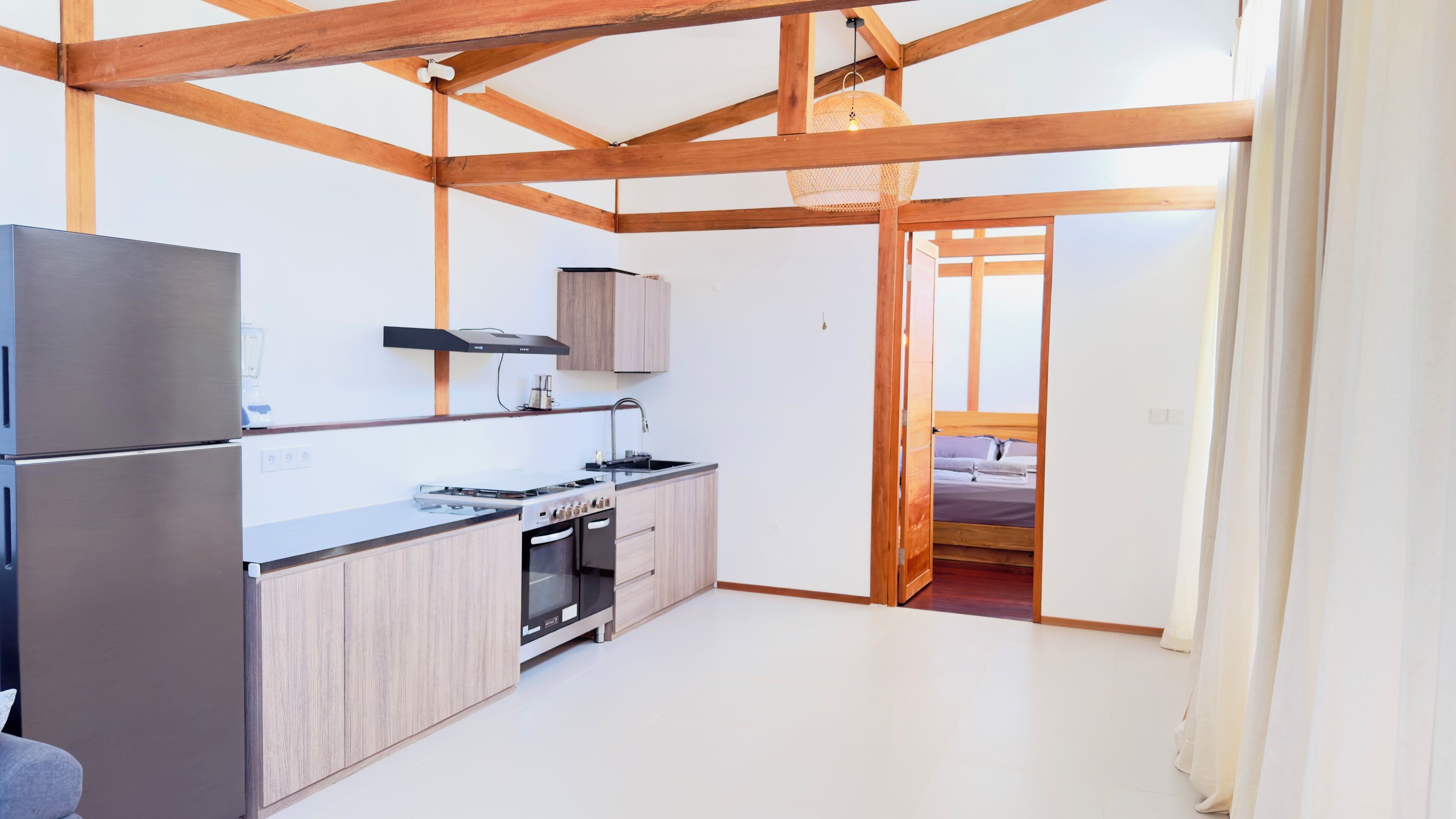 Villa Premium, vistas al jardín | Cocina privada