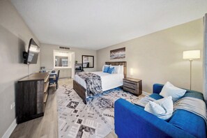 1 bedroom, WiFi, bed sheets, wheelchair access