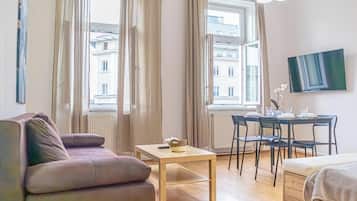 Apartamento básico | Vista do quarto