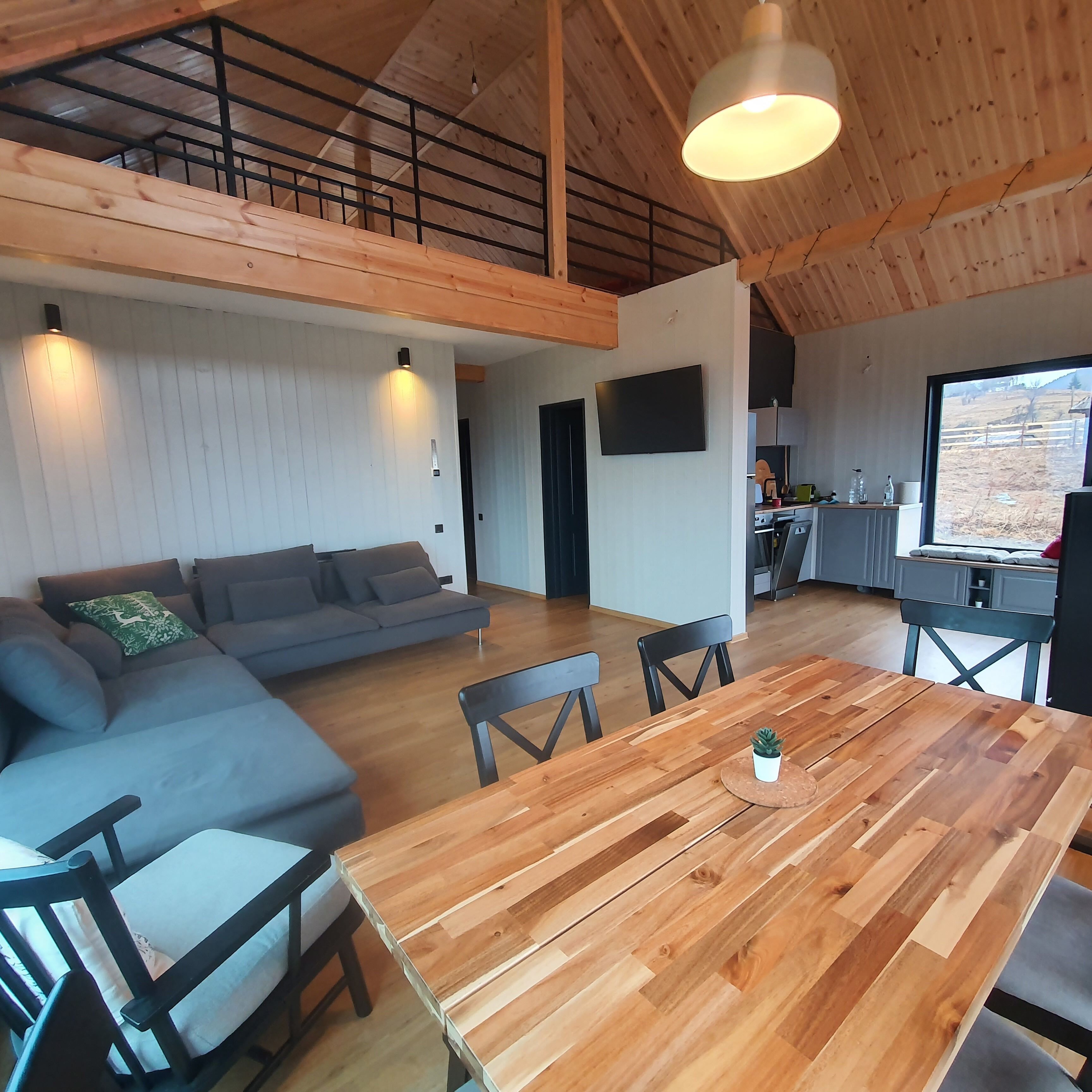dining table in the living room