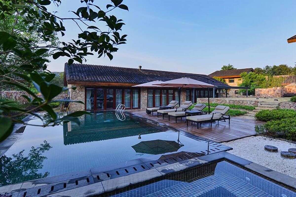 Familjehus - utsikt mot resort | Gratis wi-fi