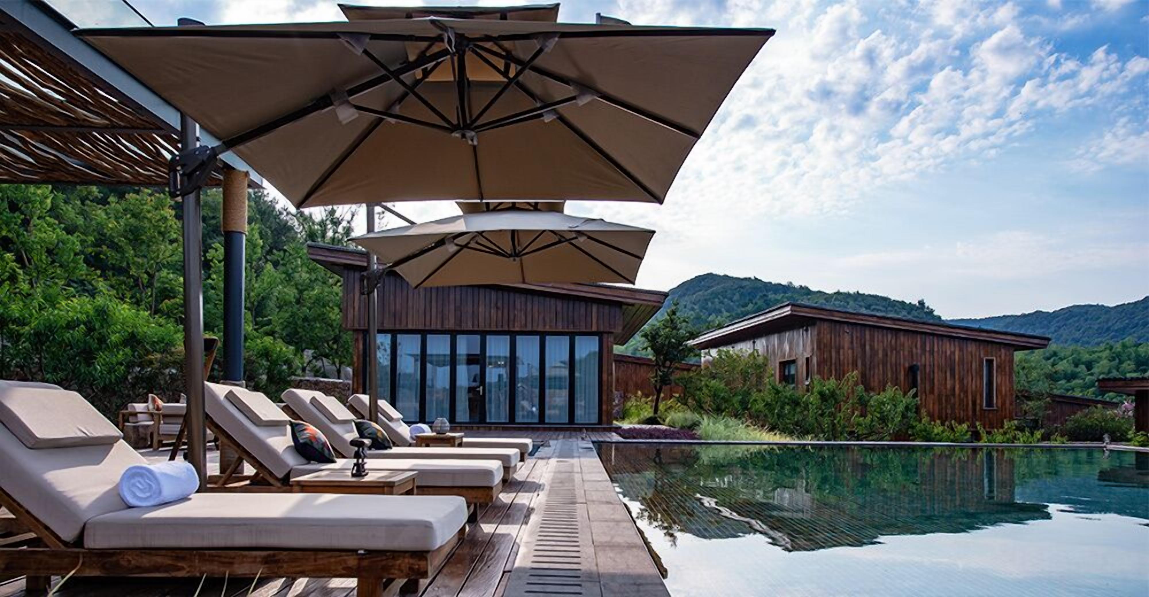 Lyxhus - utsikt mot resort | Gratis wi-fi