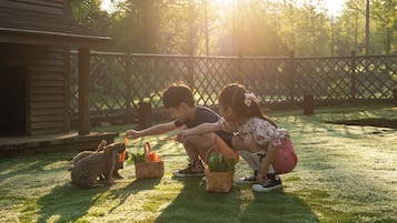 Overnattingsstedets uteområder