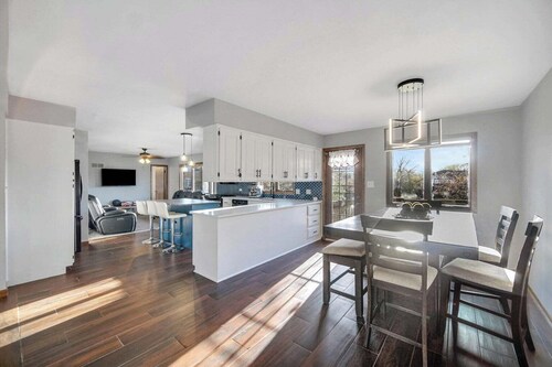 Large 5 bedroom 3 bath home for gathering and relaxation.