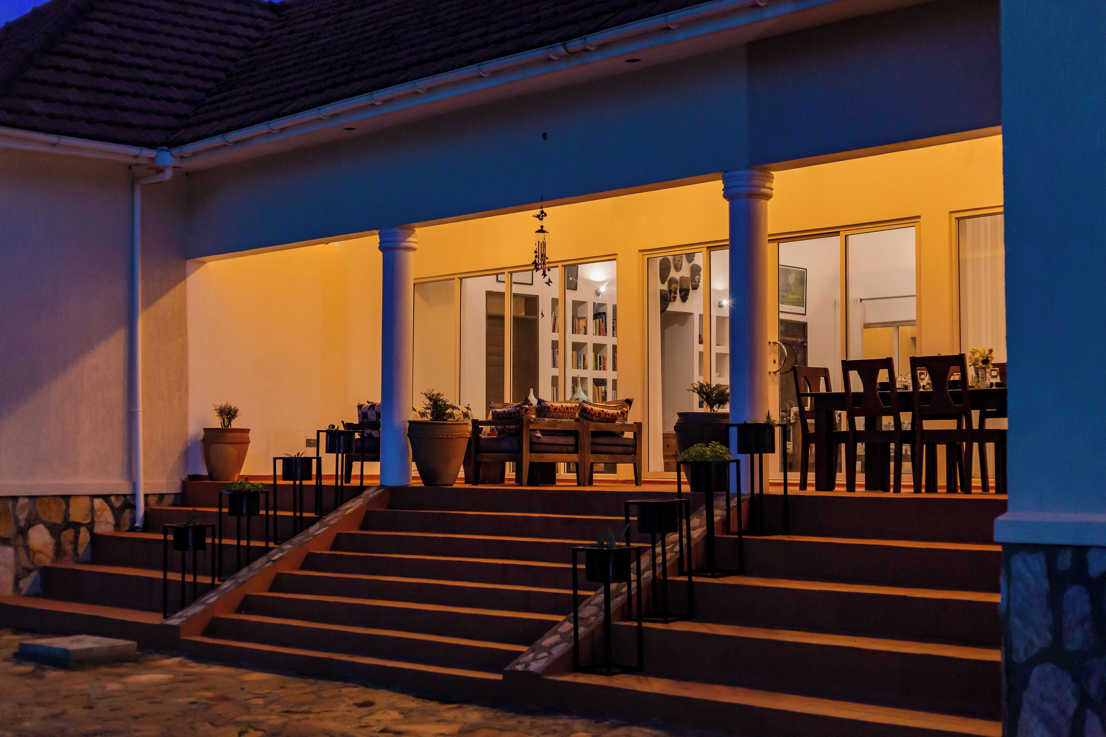 Villa – classic, terrasse, hageutsikt | Utendørsservering