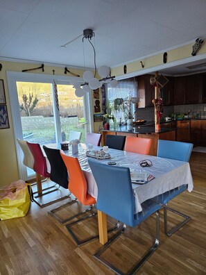 Shared Dormitory, 2 Bedrooms, Smoking, Terrace | Dining room - Room-charming and Cozy House in Vindafjo (Vindafjord)