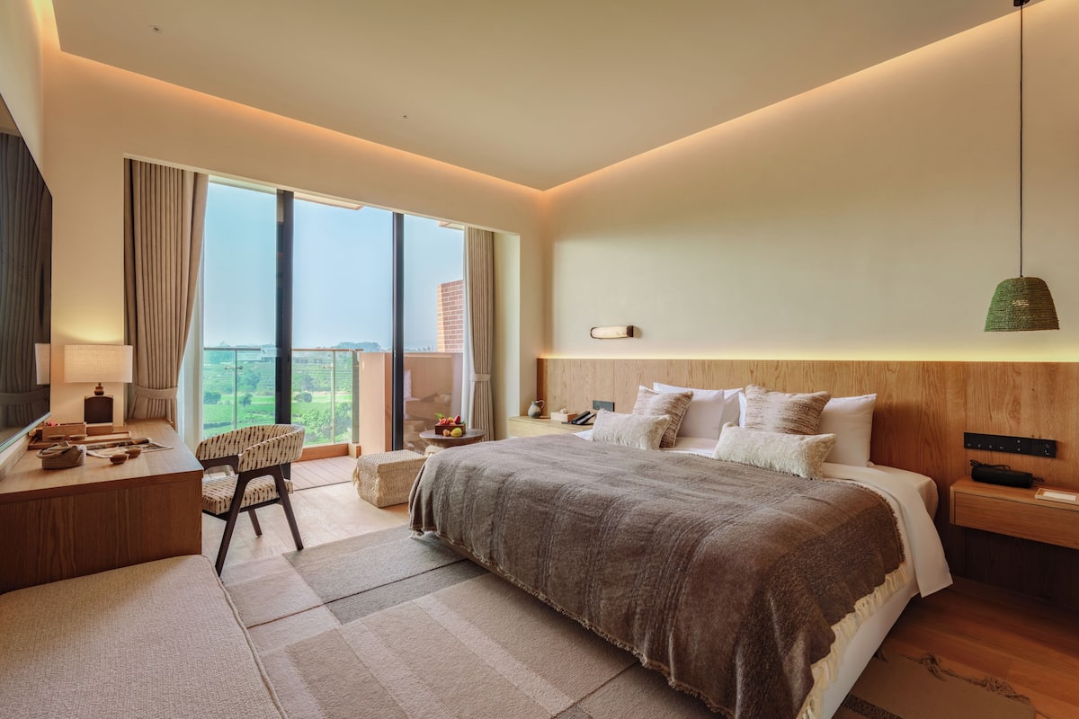 Chambre Double Classique, balcon, vue montagne