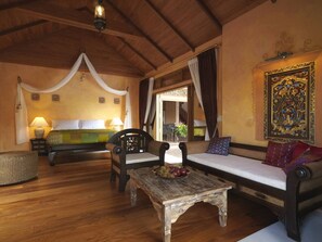 Villa, Multiple Bedrooms, Smoking, Private Pool | Living room - Exclusive Balinese Pool Villa in Pattaya (Pattaya)