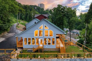 Exterior - Sleeps 16 | 2 Cabins w/ Game Room, Hot Tub & Views | Perfect & Perfect Too (Gatlinburg)