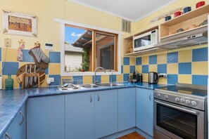 Microwave, oven, stovetop