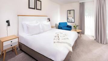 2 Schlafzimmer, Reisekinderbett, kostenloses WLAN, Bettwäsche