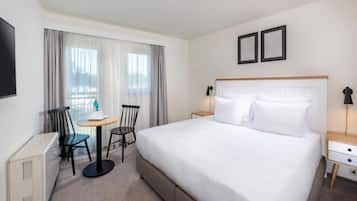 1 Schlafzimmer, Reisekinderbett, kostenloses WLAN, Bettwäsche