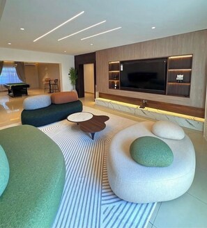 Family Apartment, Balcony, City View | Living area - Whitefield Luxury Apartment  (Lekki)