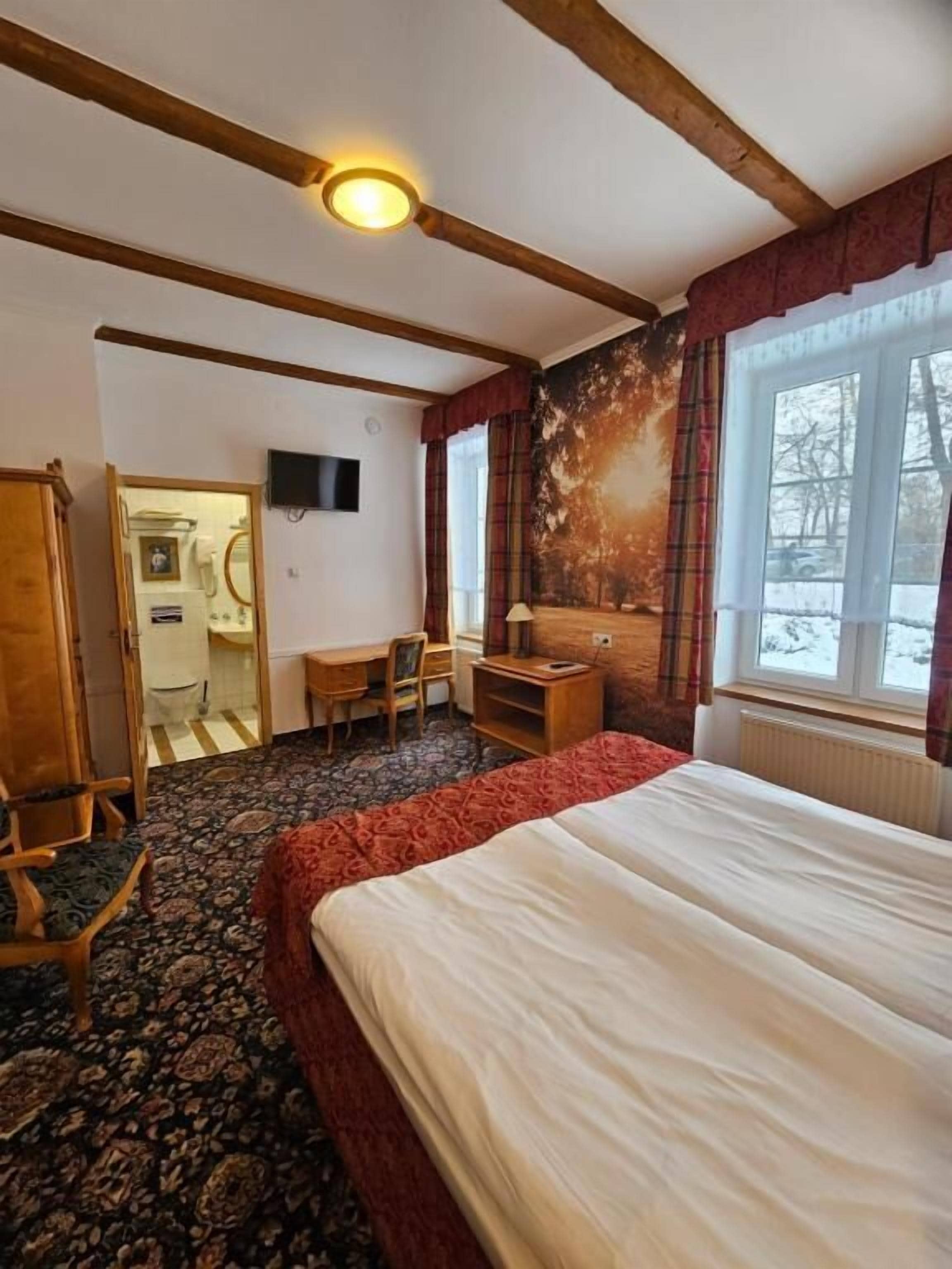 Standard Double Room, 1 Queen Bed, Garden View | Iron/ironing board, free WiFi