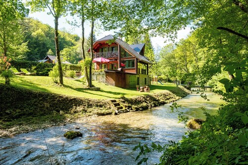 Riverside, spa, holiday house Slapnica 4*, in Nature Park Žumberak,Zagreb county