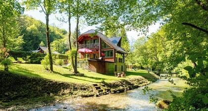 Riverside, spa, holiday house Slapnica 4*, in Nature Park Ćœumberak,Zagreb county