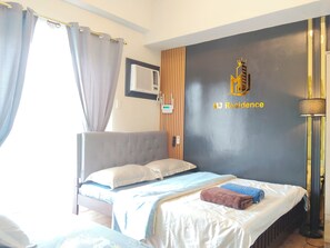 1 bedroom, free WiFi, bed sheets, wheelchair access - 10-mins walk from airport-Furnished 1BR condo (Lapu-Lapu)