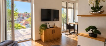 Premium Apartment Stadtblick 7 with XXL Balcony