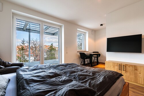 Premium Apartment Stadtblick 8 mit XXL-Balkon
