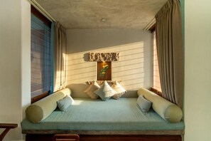 Superior dubbelrum - balkong - utsikt mot trädgården | Interiör