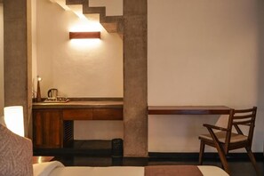 Superior dubbelrum - balkong - utsikt mot trädgården | Värdeförvaringsskåp på rummet, ljudisolering och gratis wi-fi