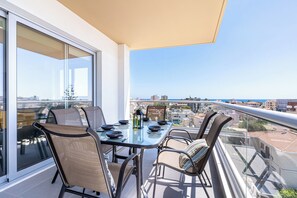 Apartment, 1 Bedroom, Kitchen, City View | Balcony - Silver Line 1-BR Apt & Balcony in Larnaca (Larnaca)