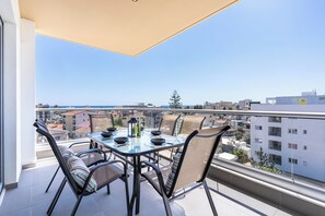Apartment, 1 Bedroom, Kitchen, City View | Balcony - Silver Line 1-BR Apt & Balcony in Larnaca (Larnaca)