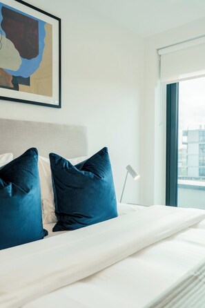Cobertura, 2 quartos, sacada | Ferros/tábuas de passar roupa, Wi-Fi de cortesia, roupa de cama