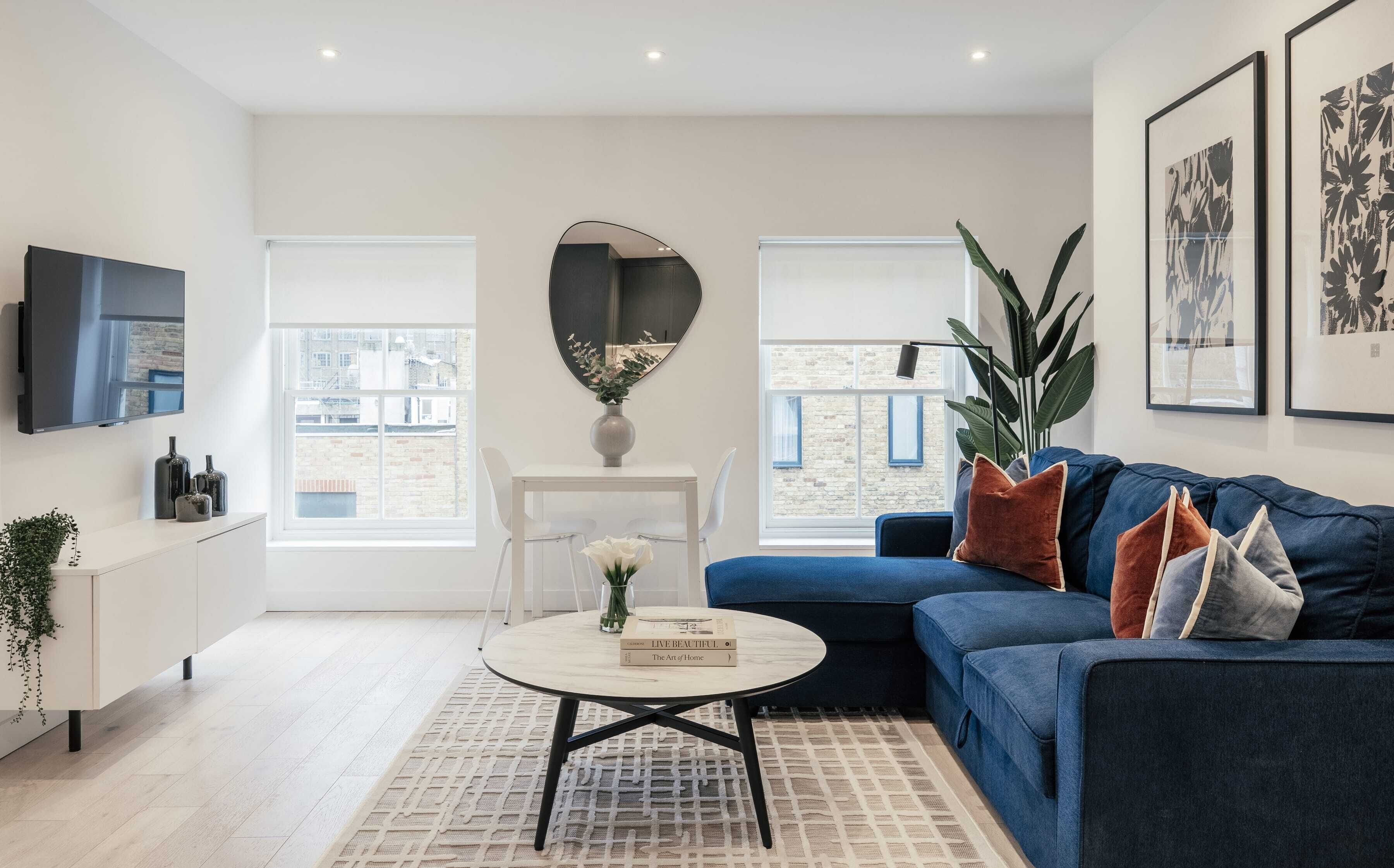 Apartment, 1 Bedroom | Living area | Flat-screen TV