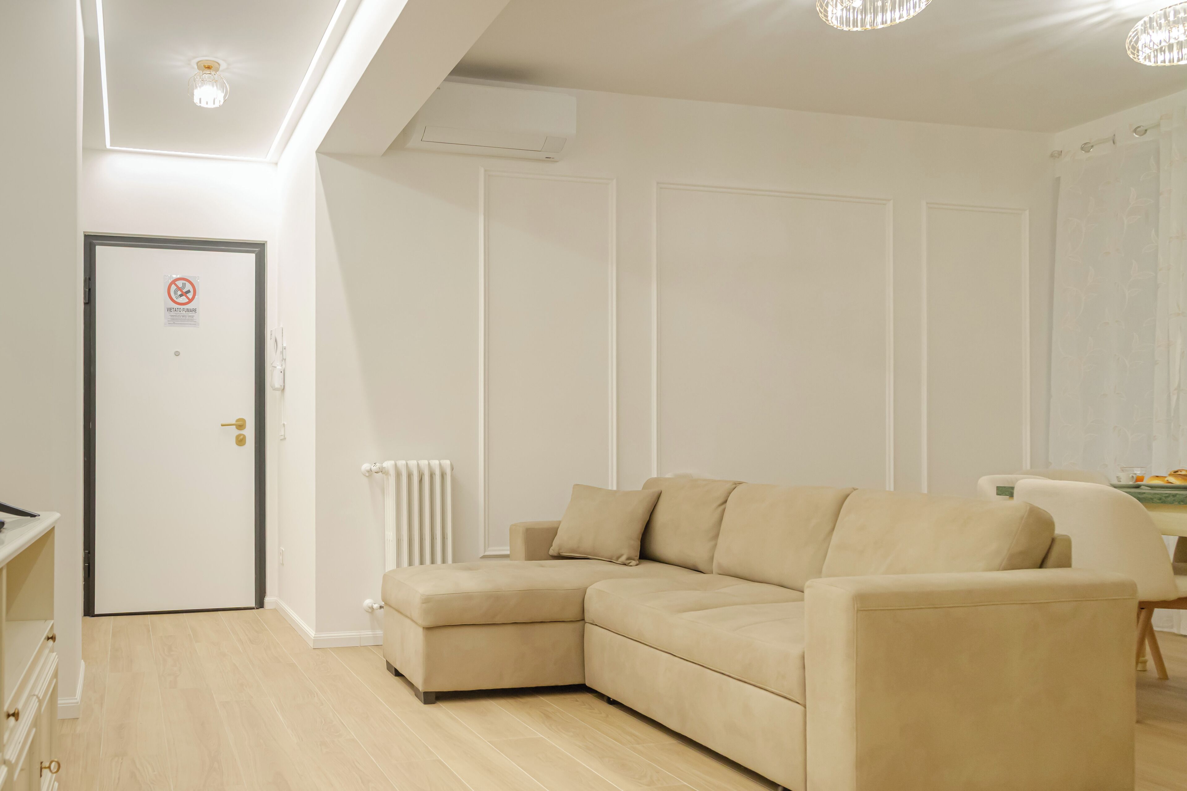 Appartement, uitzicht op de stad | Woonruimte
