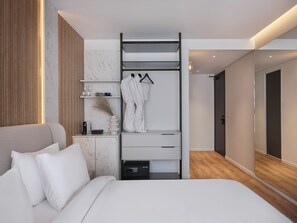 Superior Double Room, City View | In-room safe, blackout drapes, soundproofing, iron/ironing board - The Nur Hotel (Athens)