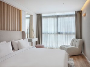 Superior Double Room, City View | In-room safe, blackout drapes, soundproofing, iron/ironing board - The Nur Hotel (Athens)