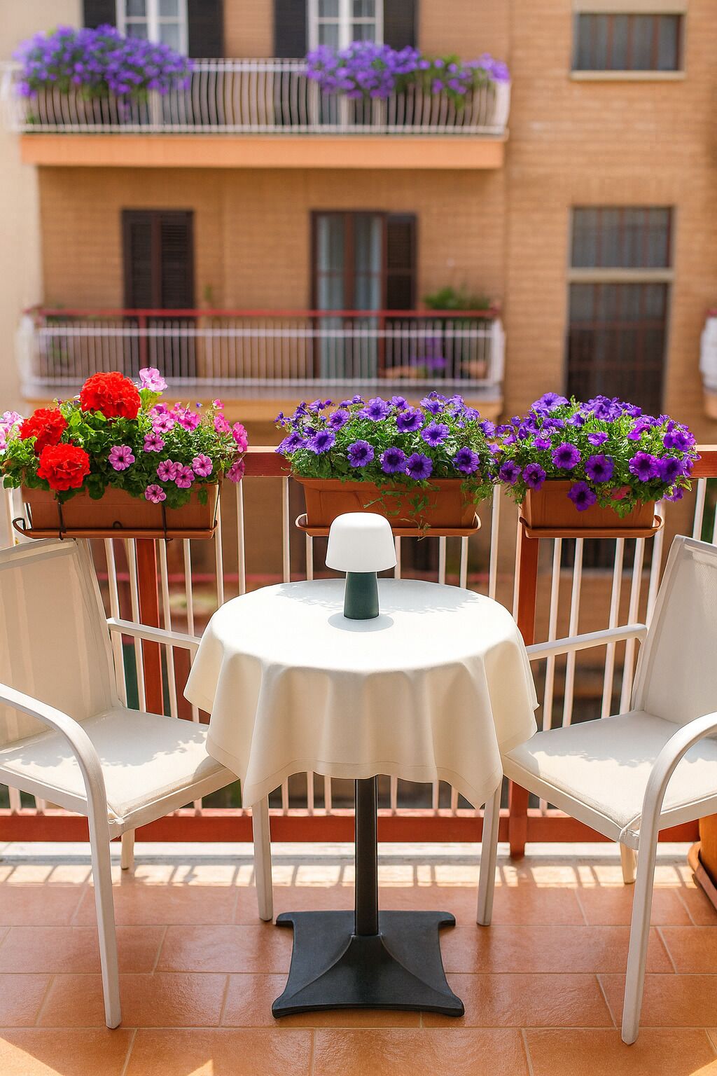 Doppia Superior, vista città | Vista balcone