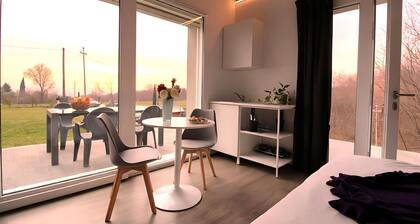 Maison de vacances privée avec climatisation, piscine privée, WIFI, terrasse, animaux admis