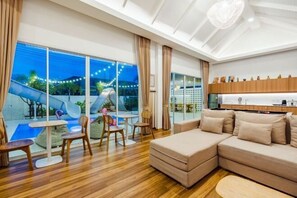Living area - Pool House Pool Villa Cha-Am (Cha-am)