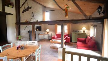 TV, table tennis, stereo