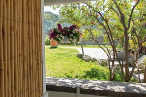 Superior appartement, uitzicht op tuin | Terrein van de accommodatie