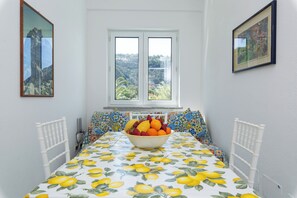 Superior appartement, uitzicht op zee | Dineren