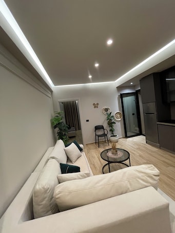 Superior Apartment, Balcony, Sea View | Living area. Seamare
