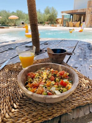 Una piscina riscaldata