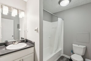 Hair dryer, towels - Avery Apartments G7 I Spacious 1 Bed 1 Bath (Nashville)
