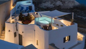 Property grounds - Ira Sea View Couple Studio with Rooftop Jacuzzi (Santorini)