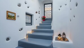 Interior - Ira Sea View Couple Studio with Rooftop Jacuzzi (Santorini)