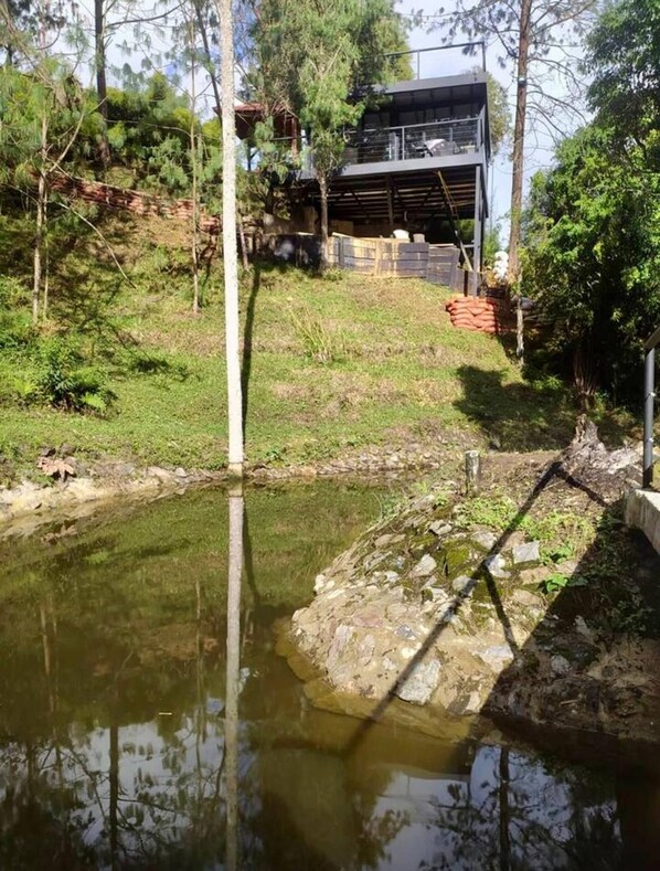 Room, 1 Bedroom, Smoking, Private Pool | Property grounds - Room-lake Cabin Near Metrocable Arvi (Guarne)