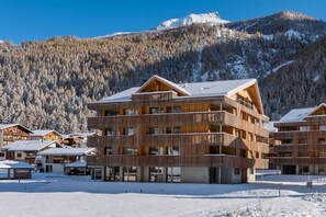 Exterior - Holiday apartment with ski room and table football (Saas-Grund)