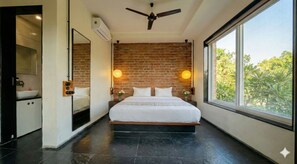 Premium Double Room, Garden View | Desk, laptop workspace, free WiFi - Brick Villa Heritage  (Trimbak)