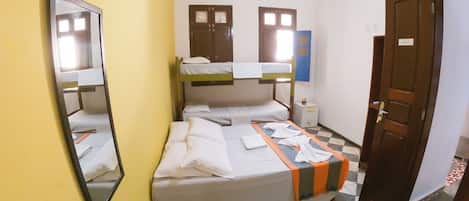 Economy Quadruple Room | Iron/ironing board (on request), free WiFi
